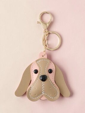 BCBGeneration Dog Bag Charm with Gold Hardware NWT